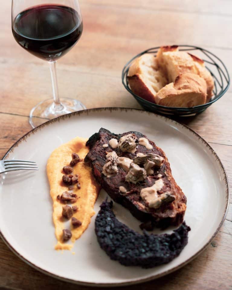 Plat de saison du chef Alexandre Delavay
